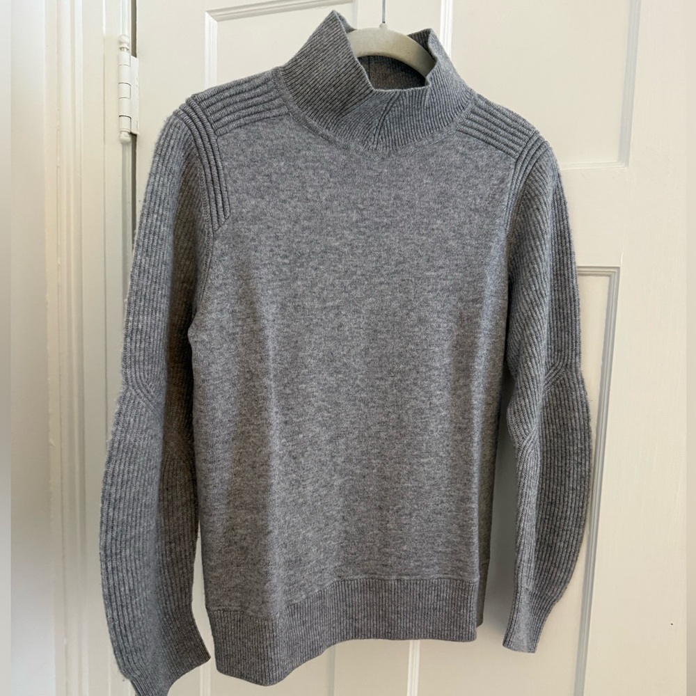 Rag & Bone Logan Gray Cashmere Sweater Size S